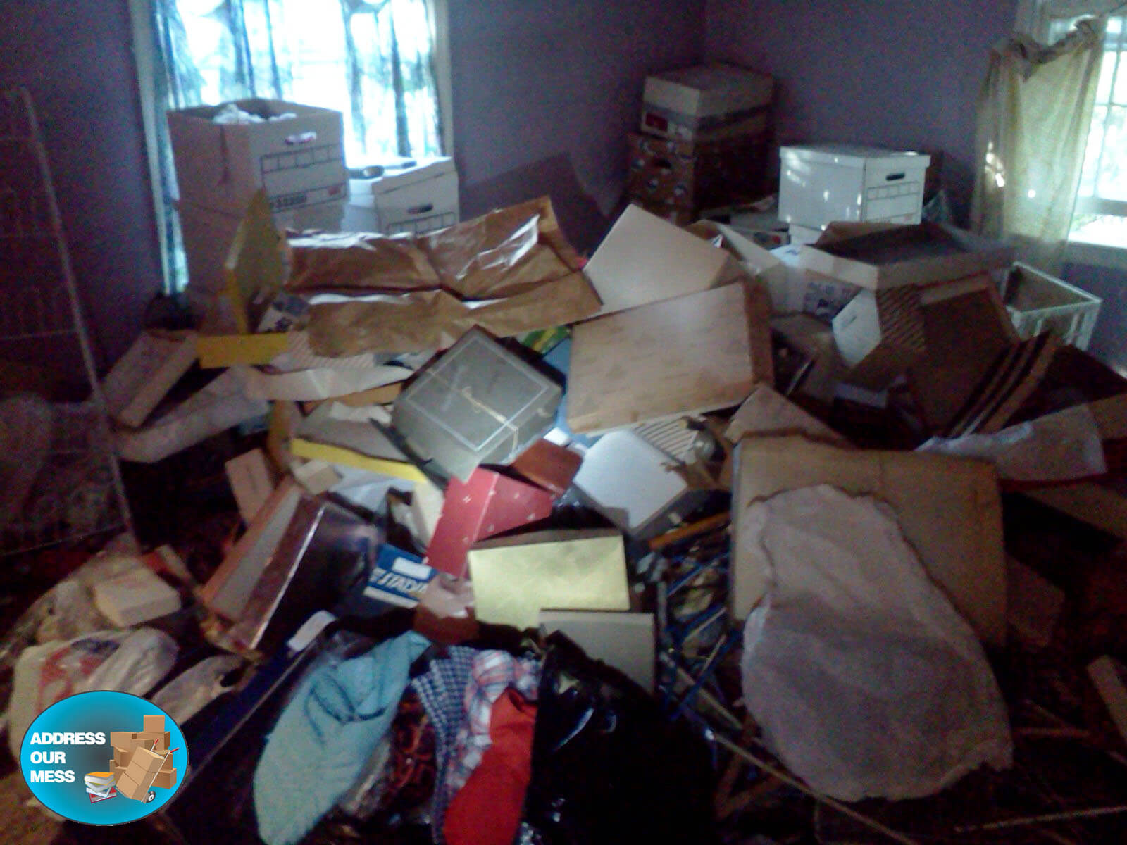 Hoarding house cleaning