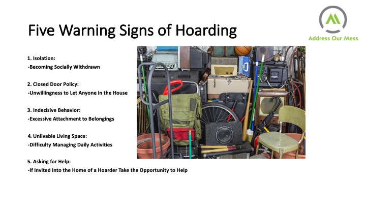 Five warning signs of hoarding banner